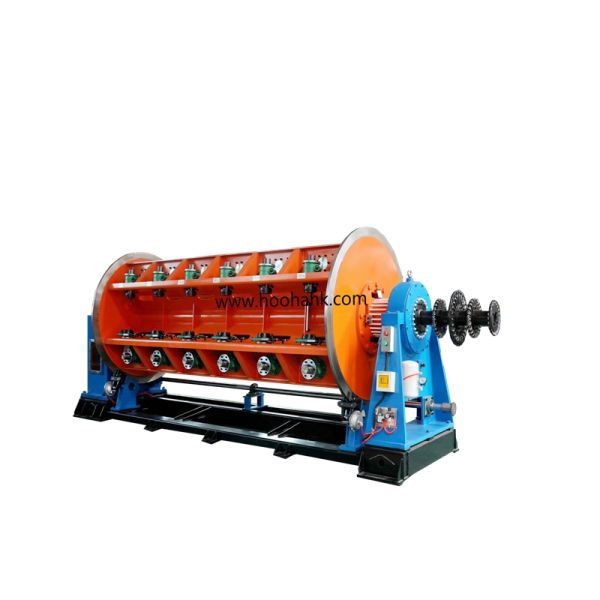 30KW Wire And Cable Making Machine , 50Hz Rigid Frame Stranding Machine