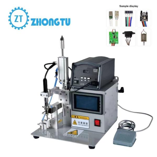 Electrical Connections Semi-Automatic Soldering Machine Featuring Tin Solder and Ceramic Heating Element