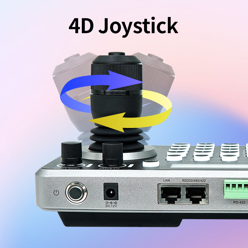 DAIPU CCU-105 NDI Camera Controller 4D Joystick Compatible for Advanced IP PTZ Control