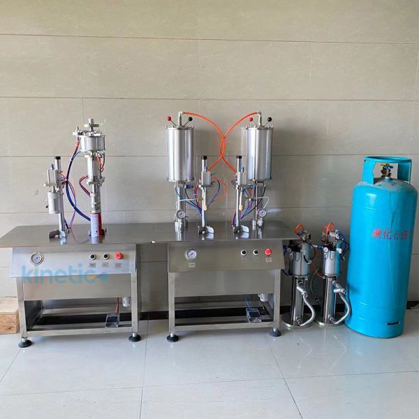 LPG Gas Cylinder Filling Machine/ Semi Automatic Filling Machine / WD40 Aerosol Filling Machine for and Accurate Filling