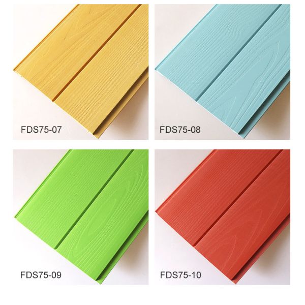 Выбитое WPC рифлить сопротивление кислоты и алкалиа панели стены 15mm