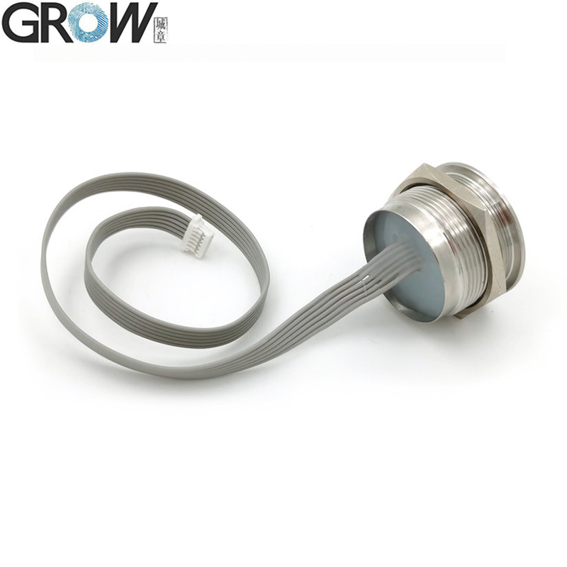 GROW R503S RGB Ring LED Control DC3.3V SH1.0-6pin 150 Кapacity Капацитивный модуль датчика отпечатков пальцев для Arduino