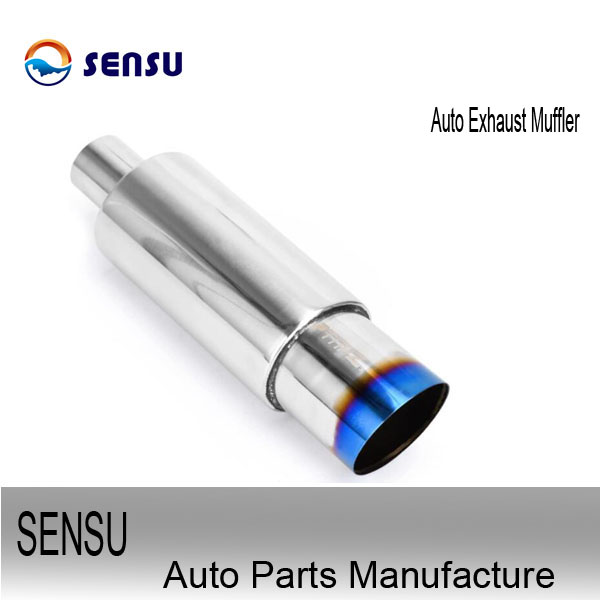 OEM Aluminized Steel Car Exhaust Silencer Parts Auto Exhaust Pipe Muffler