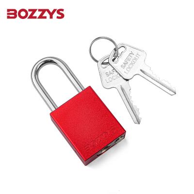 Laser Printing Keyed Alike Padlocks Aluminum Lock Body With Rewritable Warning Signs