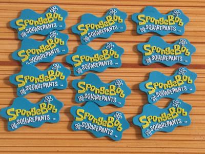 Cheap Custom Clothing Embossed 3d Soft PVC Patches / Garment Rubber Label