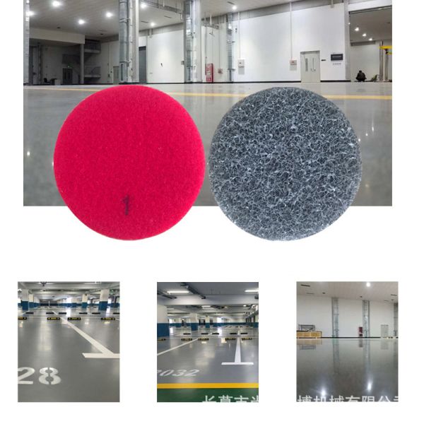 Diamond Impregnated Burnishing Pads for Polished Concrete Floor Maintenance