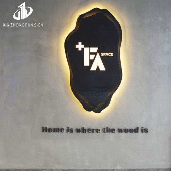 Wholesale Restaurant Outdoor Signs Stainless Steel Led  Hollow Out Light Box
