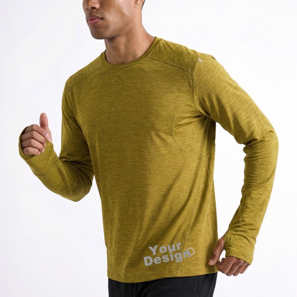 OEM & ODM Custom Quick‑Dry Running Athletic Tops, 100% Polyester Outdoor Sport Shirts