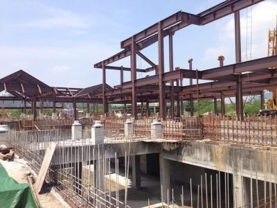 Armação de aço de construção pré-fabricada para um hotel de aço da estrutura