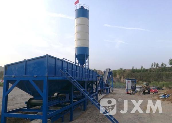 High Efficiency Stabilized Soil Mixing Plant 500 Tons Per Hour 1 Year Warranty