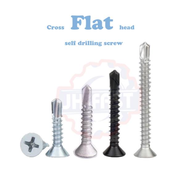 ROHS ISOISO9001 2015 Certified Carbon Stainless Steel Sheet Metal Tek Screw for Roofing