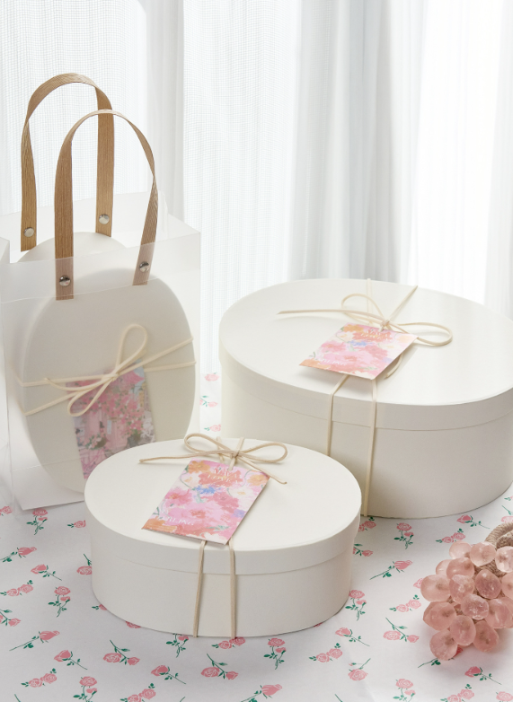 Juego de Caja de Regalo Kraft Diario Jabón con Forma de Uva Premium Embalaje de Papel Natural Marrón