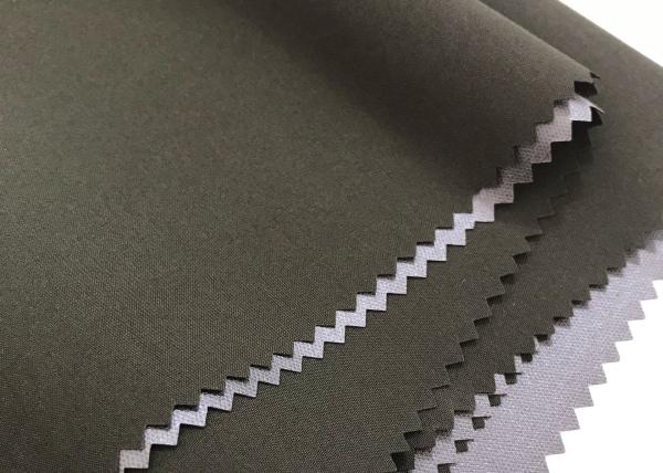 95%polyester 5%spandex 100D 4way stretchblend fabri lamination waterproof worker red color customized fabric
