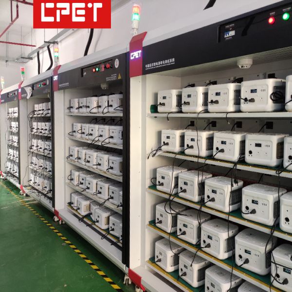 Almacenamiento de energía portátil fuente de alimentación máquina de carga de envejecimiento gabinete de personalización