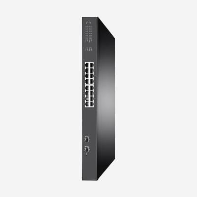 poder Unmanaged do total do interruptor 250W do ponto de entrada do gigabit 36Gbps 16 portuário