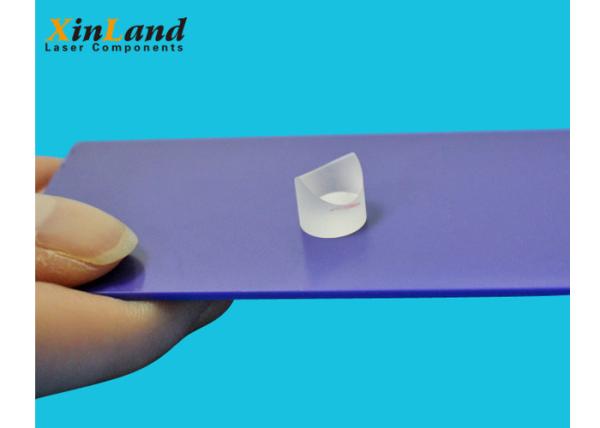 6mm Fan Angle Optical Glass Prism Used In Process Control Fields 45 Degree