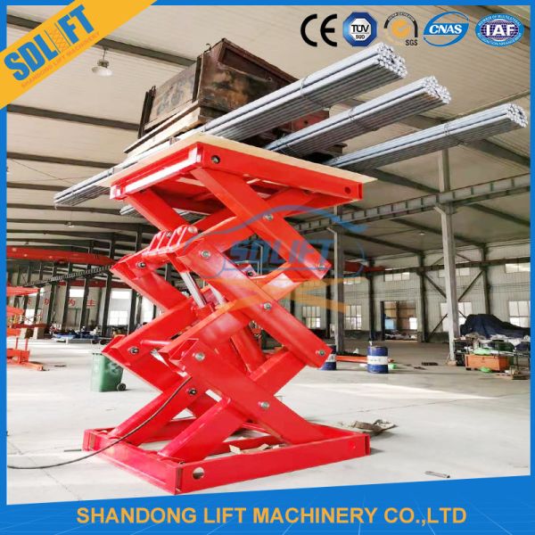 Гидравлические 18tons 3m сверхмощное Scissor скид склада подъема груза анти-