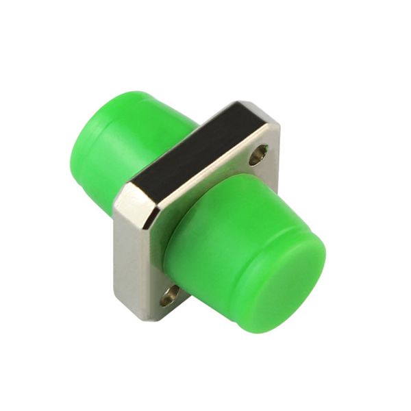 FC / APC Simplex Square Uni-body Fiber Optic Adapter For CATV Systems