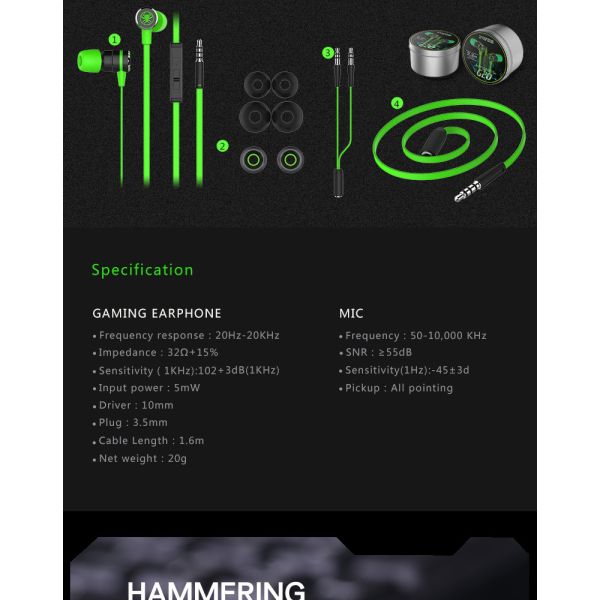 In-Ear Earphone Magnetic 3.5mm Gaming Strong Bass Earphones Sport audifonos For iPhone Samsung With Mic fone de ouvido