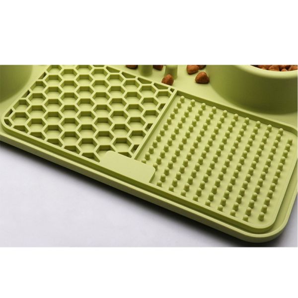 BPA-Free Silicone Pet Food Bowl Mat for Dogs Puppies Temperature Resistance -40 to 250