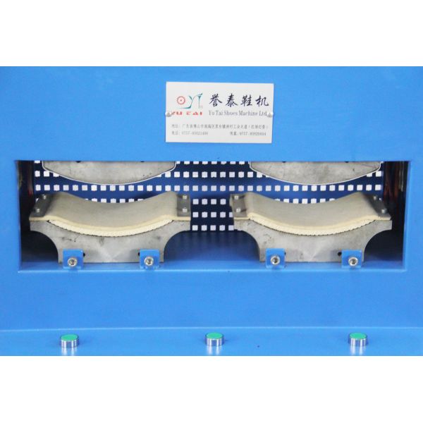 Design Thermoplastic Toe Puff Coupling Machine for Vamp Leather and Sheeting Tip Binding Package Dimensions 530*1050*1700MM