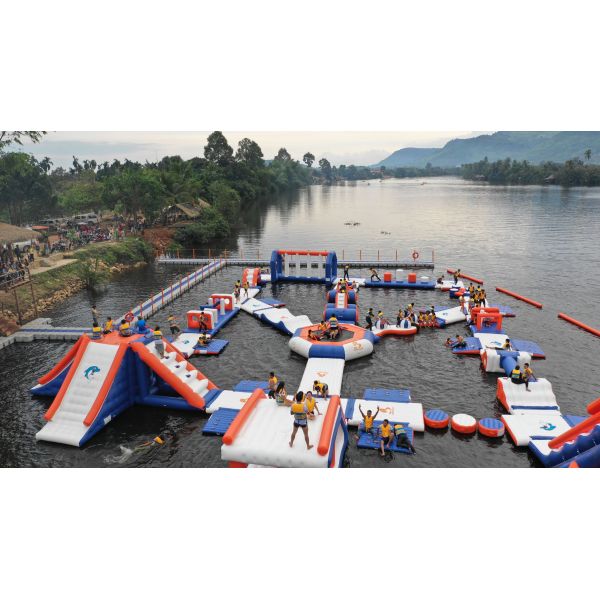 Оборудование аквапарк игр воды Камбоджи раздувное для детей и взрослых