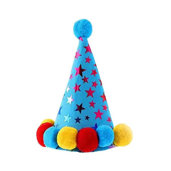 Pet Party Decoration Set Dog Bandana Hat Tie Balloons Supplies Happy Cake Topper Cloth
