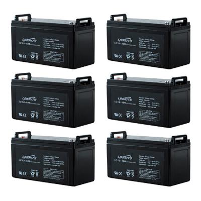 Bateria acidificada ao chumbo selada regulada válvula LC12-200 da bateria 12V 200Ah de uma comunicação de LIRUISI