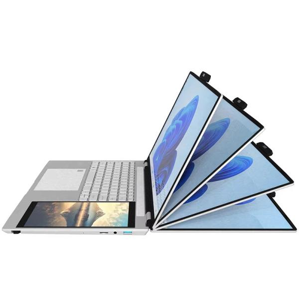 Double Screen Touch 15.6 +7 Ips Brand New Business Laptop 16gb Ram 128/256/512gb 1tb Ssd Notebook Computer Laptop Dual Screen