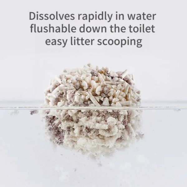 Customized Ultra Absorbent Mixed Cat Litter Fast Clumping Natural Dust Free