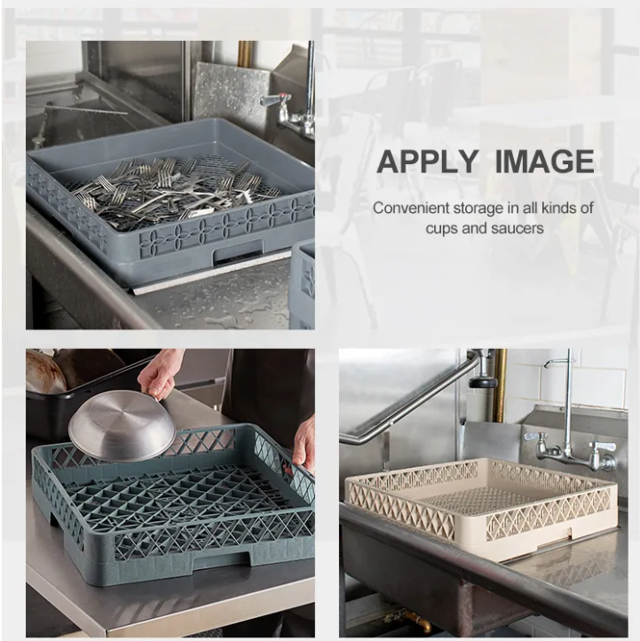 Multifunction Kitchen Dishwasher Parts Plastic Dishwasher Flatware Rack ROHS