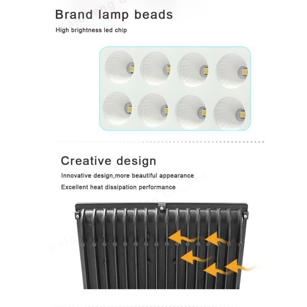 Вне света потока СИД 200W CE одобрил алюминиевое снабжение жилищем водоустойчивое