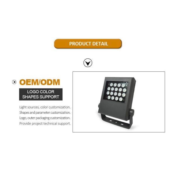 18W 24VDC светодиодный садовый свет водонепроницаемый наружные деревянные огни