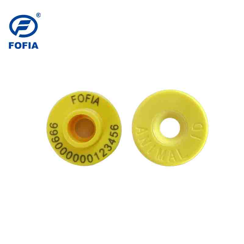 Fofia Waterproof Combination Electronic Animal Tracking Ear Tag New High Quality RFID TPU Laser Coding 3 Years Warranty Goat