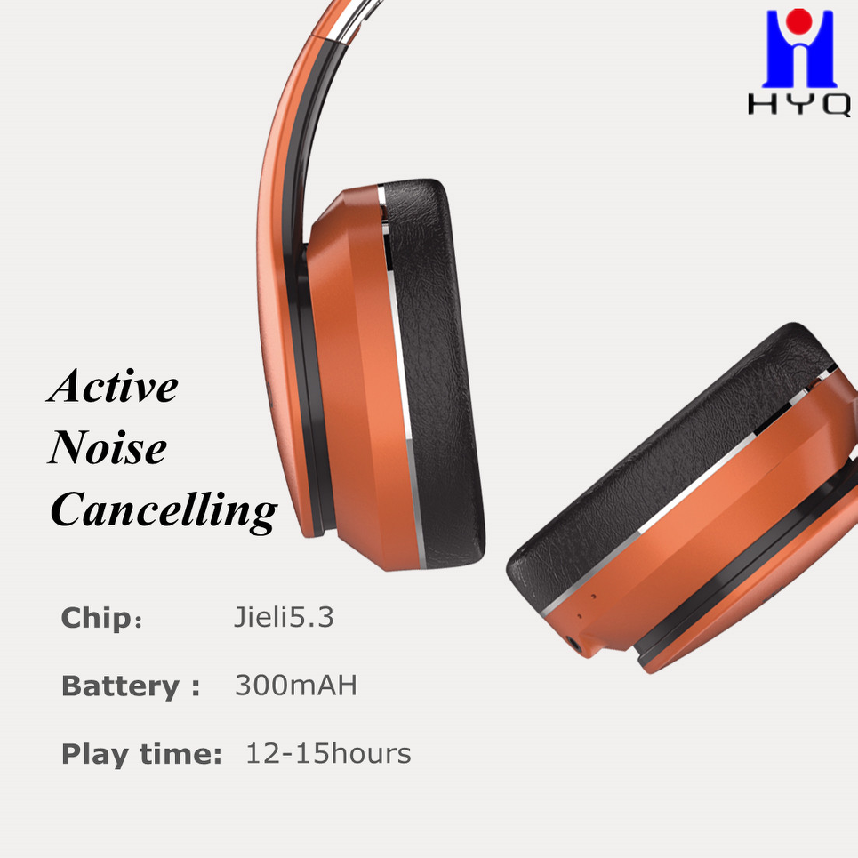 JEILI 5.3 Active Noise Cancelling Earphones Wireless Bluetooth Headphone