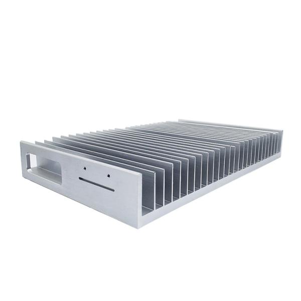 Big Mold Heat Sink Aluminum Extrusion Profiles Anodizing Clear Surface Treatment
