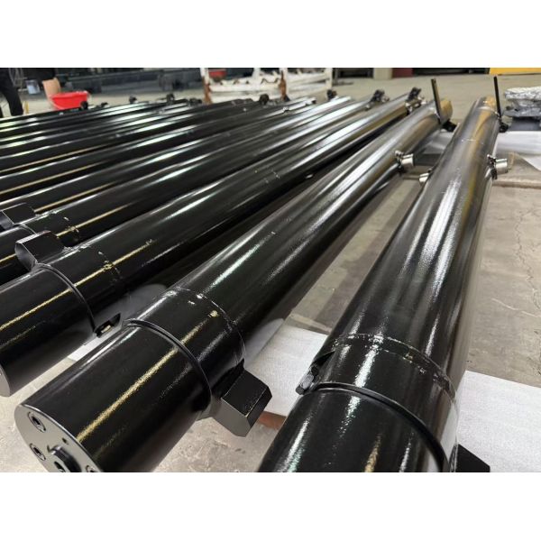 High Tonnage Telescopic Hydraulic Cylinders With Hard Chrome Plated Surface For AWP