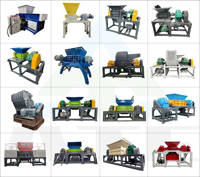Recycle Waste Plastic PET Shredder for Scrap Wire Metal Shredders