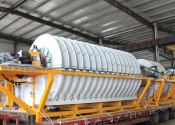 Low Maintenance Ceramic Disc Filter 7.5 Kw Continuous Rotary Disk Filter