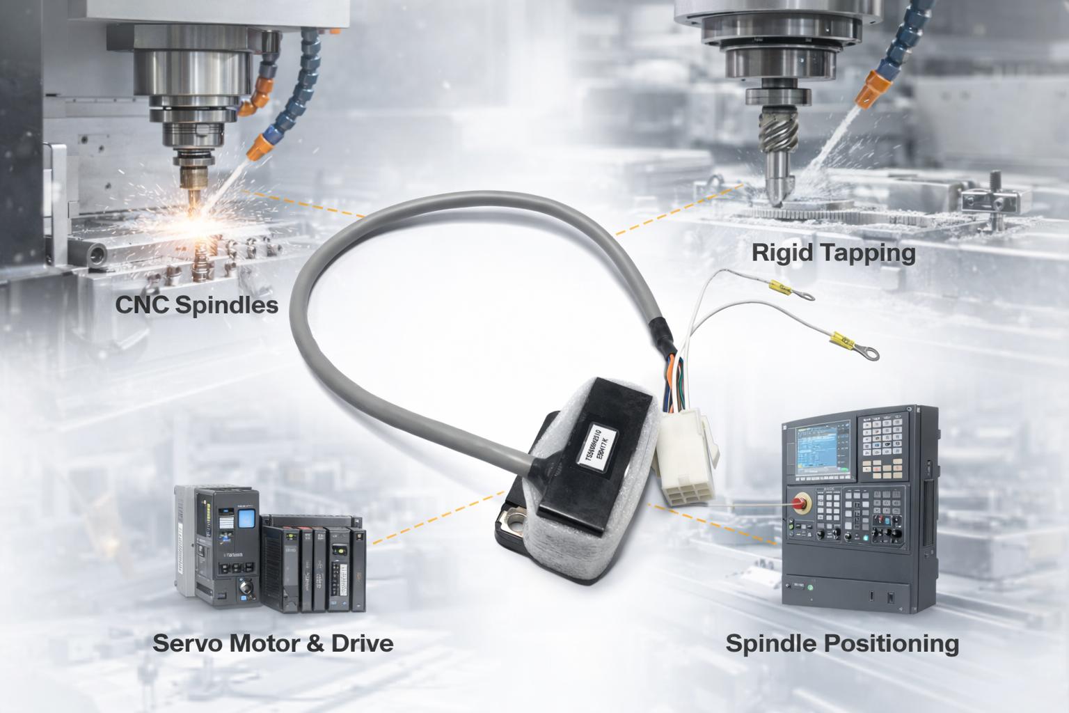 TS5690N2510 Mitsubishi Spindle Encoder Genuine New TS5690N2510