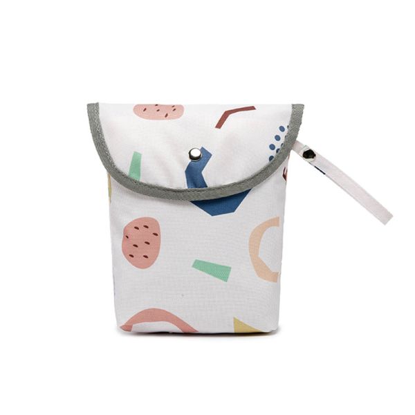 Wholesale Infant Cloth Toilet Diaper Bag Mini Waterproof Wet Dry Package for Baby Nappy Pouch Reusable Bag