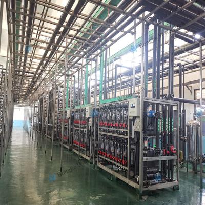 Systèmes d'eau ultrapure industriels de 70T/heure pour l'industrie électronique