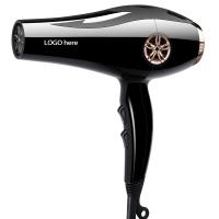 Séchoir à cheveux professionnel à haute vitesse à plusieurs raccords de 2000W pour salons de coiffure avec lumière bleue