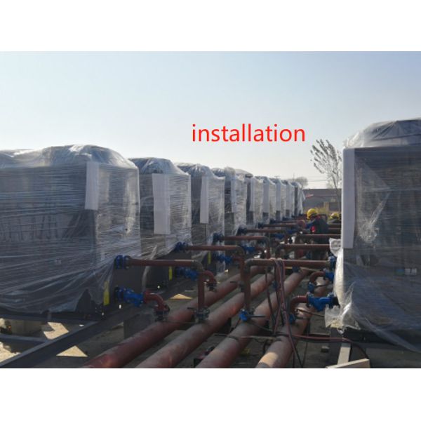 Outdoor Central Air Conditioner Heat Pump Shell And Tube Water Heat Exchanger
