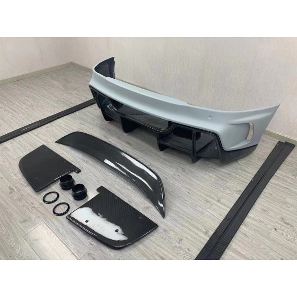 For Ferrari 599 Body Kit 599 Upgraded VORS Style Front and Rear Bumper Side Skirt Spoiler Carbon Fiber Body Kit