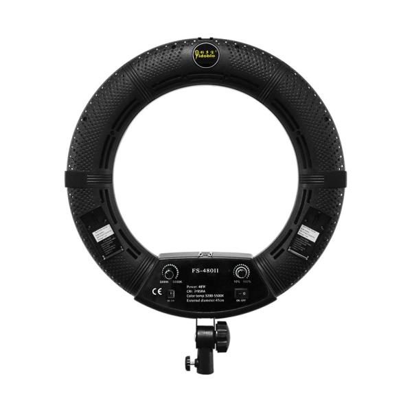 Yidoblo 18 Inch LED 48W Ring Light for Live Streaming Game Tiktok Makeup Video Selfie with Tripod Stand