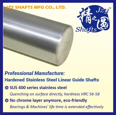 linear hardened round rod sus400 stainless steel hardness HRC56-58 abrasion-proof