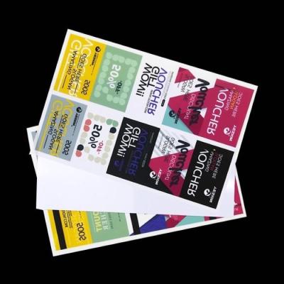 Feuille blanche en PVC de taille personnalisée, épaisseur 320 microns, pour l'impression de cartes plastiques