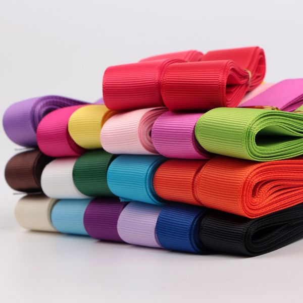 Support 7 Days Sample Order Lead Time for 25mm Solid Grosgrain Tape Ribbon