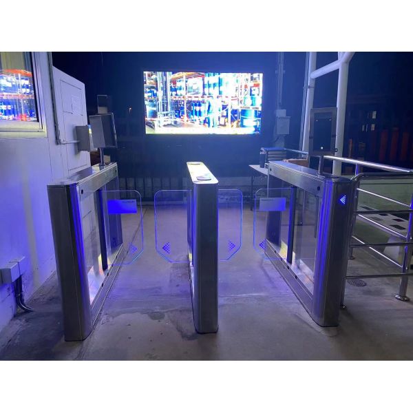 Общественный контроль входа Свинговая дверь с QR-кодом и температурой -25-70C